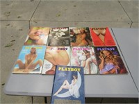 Playboy Lot of 9 from '73