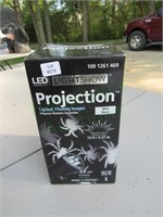 Lightshow Projection Spiders