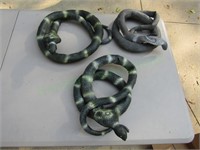 3 Rubber King cobras