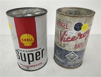 Super Shell & Viceroy Oil Cans