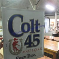 Colt 45 tin sign, 17x21