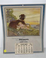 1944 Bergman's Kitchener Calendar