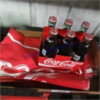 Coke banner, 6-pk bottles