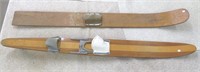 Water Skis - 2 items - wood Vintage