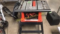 Fire storm saw table