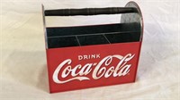 Metal Coca Cola Soda Caddy Carrier