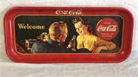 Coca Cola Welcome Metal Tray