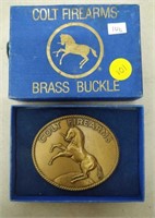 Colt Brass Belt Buckle