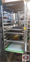 Bakers Cart with casters qty 2 plus bakers trays