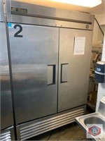 Refrigerator True mod. T49. Two doors stainless.