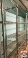 Metro type racks assorted sizes qty 5. NOTE boxes