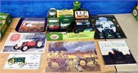 Tractor Tins, Signs, Book, License Plate & More