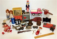 Vintage Toys Lot - Canon, Banks, Tonka ++