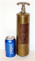 Vintage Brass Fire Extinguisher General Quick-Aid