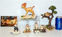 5 Piece Classic Disney Bambi Porcelain Collection