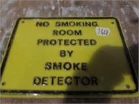 no smoking sign-plastic
