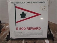 muskoka lakes association sign