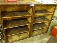 2 wood shelves 32" x 47"