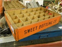 Sweet Bottle Co. (Portage) wood soda crate