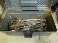 Tool box w/ wrenches & pliers