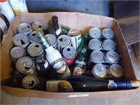 Vintage soda cans & bottles