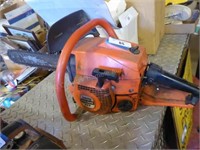 Sachs-Dolmar chain saw 17" bar (turns over & has