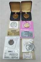Lot of Canadian Tokens & Medals