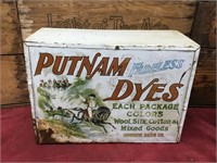 Putnam Dyes Counter Display /Advertising Box