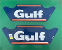PAINTED GULF SIGNS - ONE SIDED