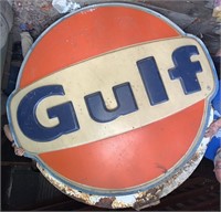 SMALLER PLATIC GULF SIGN - COMPLETE