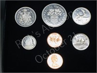 Canada-1971  Dbl penny coin set