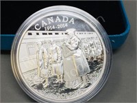 Canada- 2014, 999 silver proof dollar, 23g
