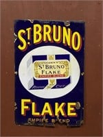 St Bruno Flake Enamel Sign