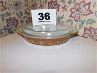PYREX DIVIDED DISH WITH LID