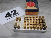 PARTIAL BOX OF 32SPL AMMO FROM PETERS