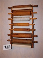 RACK OF ROLLING PINS