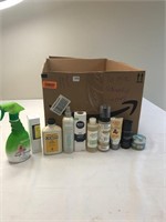 BOX LOT OF CLEANING