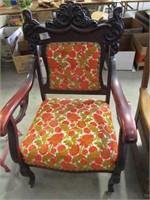 Ornate Wood Chair