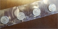 (4) 1979 Susan B. Anthony $1 Coins