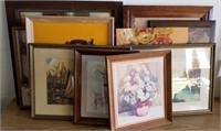 Lot Of Misc Wall Decor & Frames