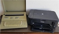 Canon PIXMA Printer & Vintage Sears Typewriter