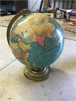 Crams Imperial 12 Inch World Globe Has Small Dent