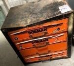 Dorman Orange/Black 4-Drawer Tool Cabinet