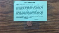 Mint-error coin