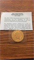 24KT Gold Plated Eisenhower Dollar 1971-1978