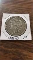 1896-O VF 90% silver Morgan dollar