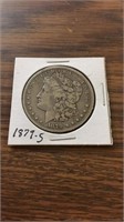 1879-S 90% silver Morgan dollar