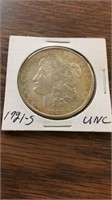 1921-S uncirculated 90% silver Morgan dollar