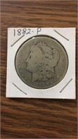 1882-P 90% silver Morgan dollar