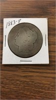 1883-P 90% silver Morgan dollar